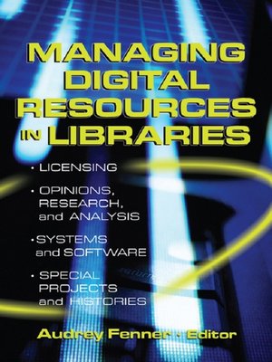 cover image of Managing Digital Resources in Libraries